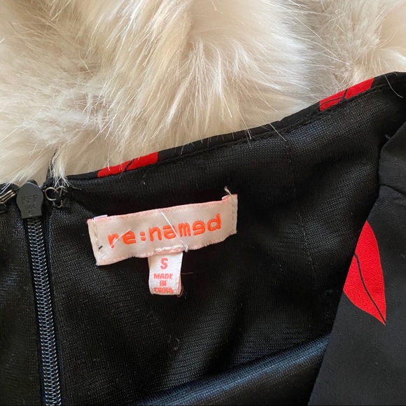 Lips Pattern Flowy Skirt - Picture 3 of 3